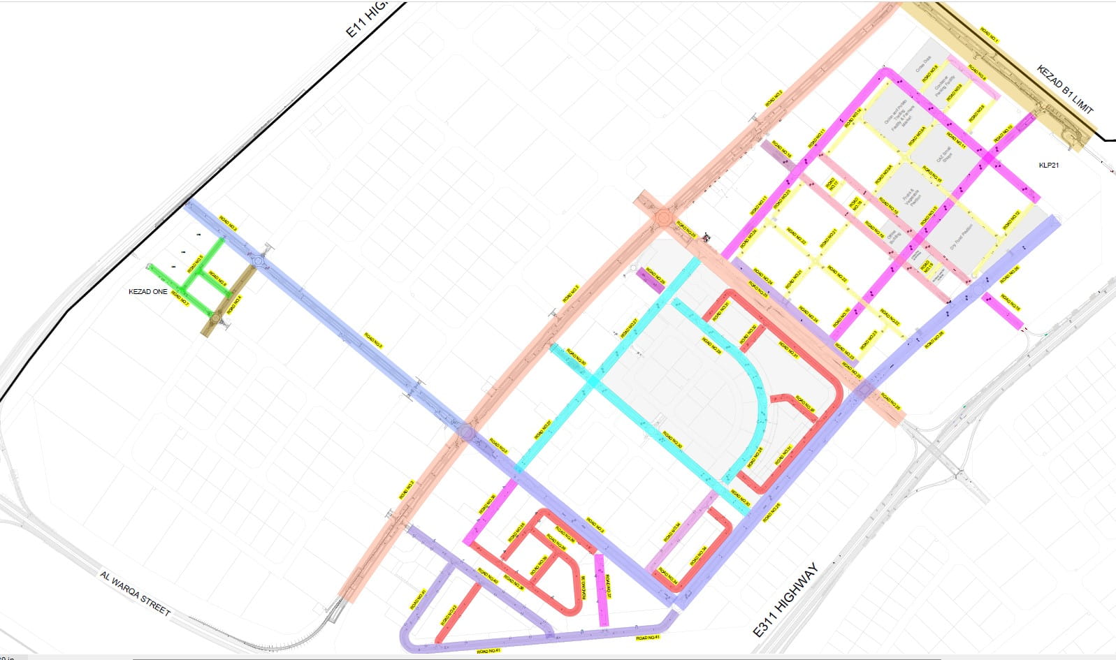 KEZAD B Map